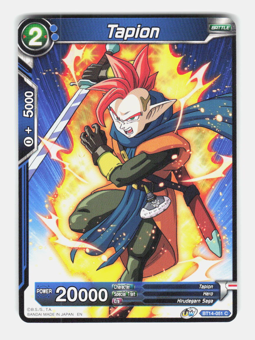 Tapion BT14-051 Common Cross Spirits Dragon Ball Super Near Mint