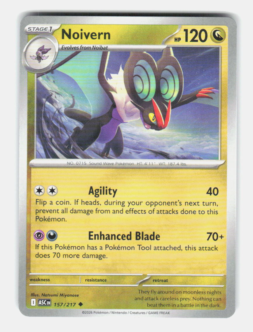 Noivern 157/217 Uncommon Ascended Heroes Pokemon Near Mint