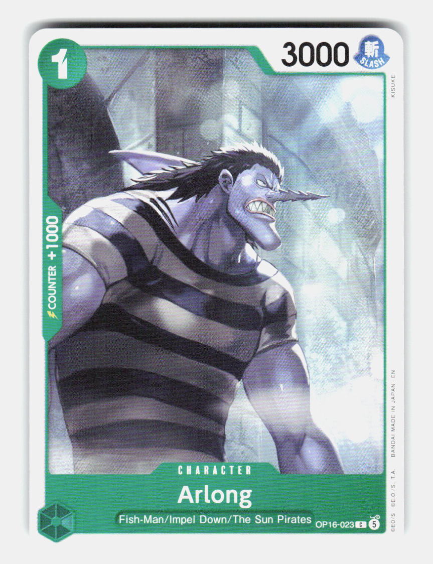 Arlong OP16-023 Common The Time of Battle One Piece Near Mint