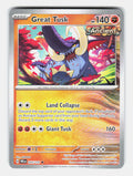 Great Tusk 055/131 Uncommon Prismatic Evolutions Pokemon Near Mint