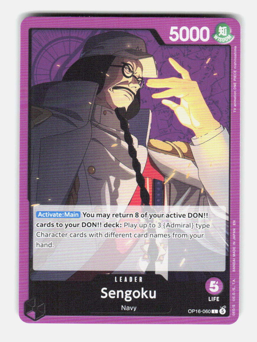 Sengoku (060) OP16-060 Leader The Time of Battle One Piece Near Mint