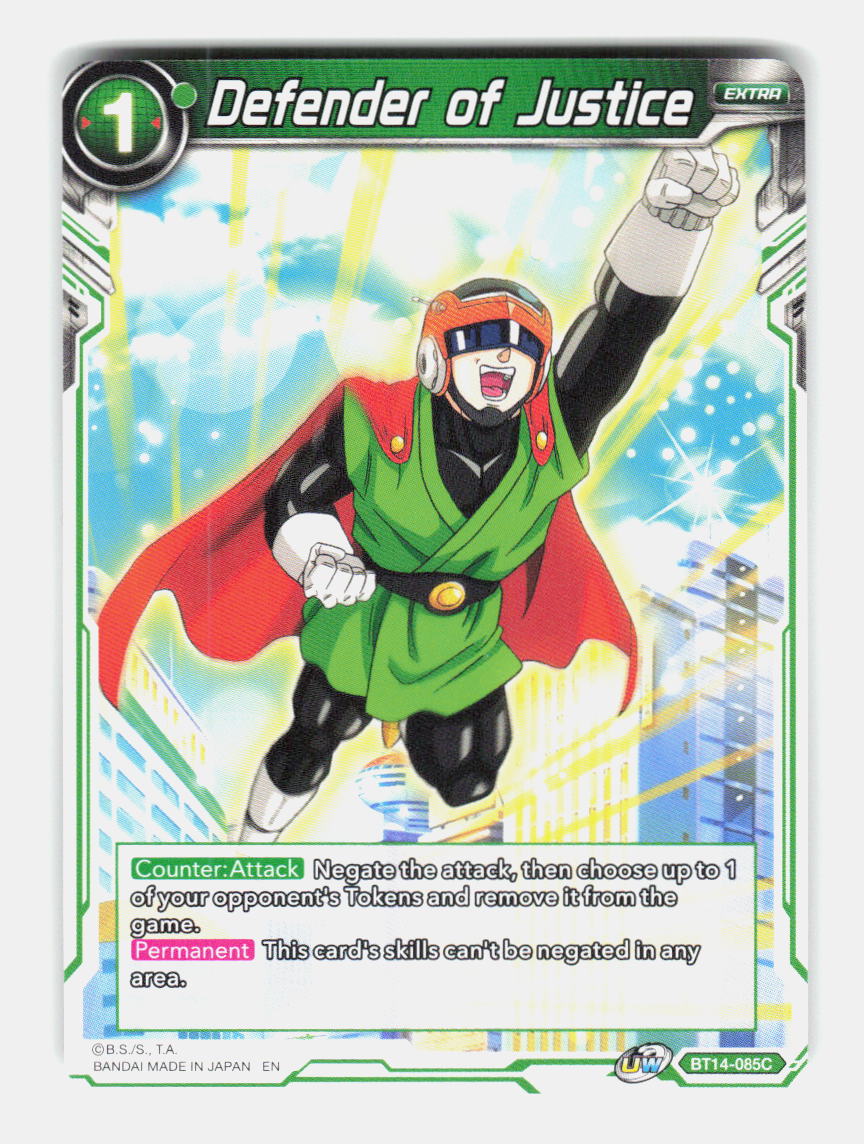 Defender of Justice BT14-085 Common Cross Spirits Dragon Ball Super Near Mint