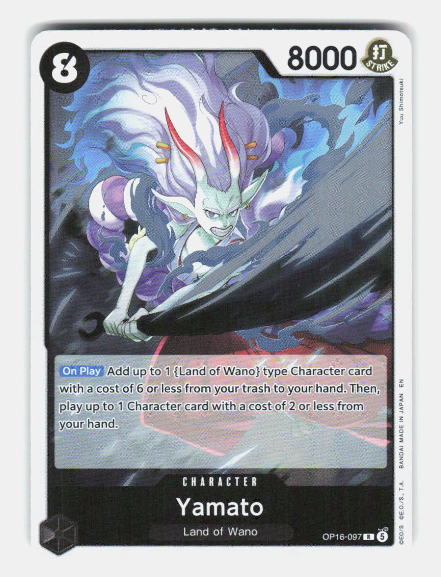 Yamato (097) OP16-097 Rare The Time of Battle One Piece Foil Near Mint