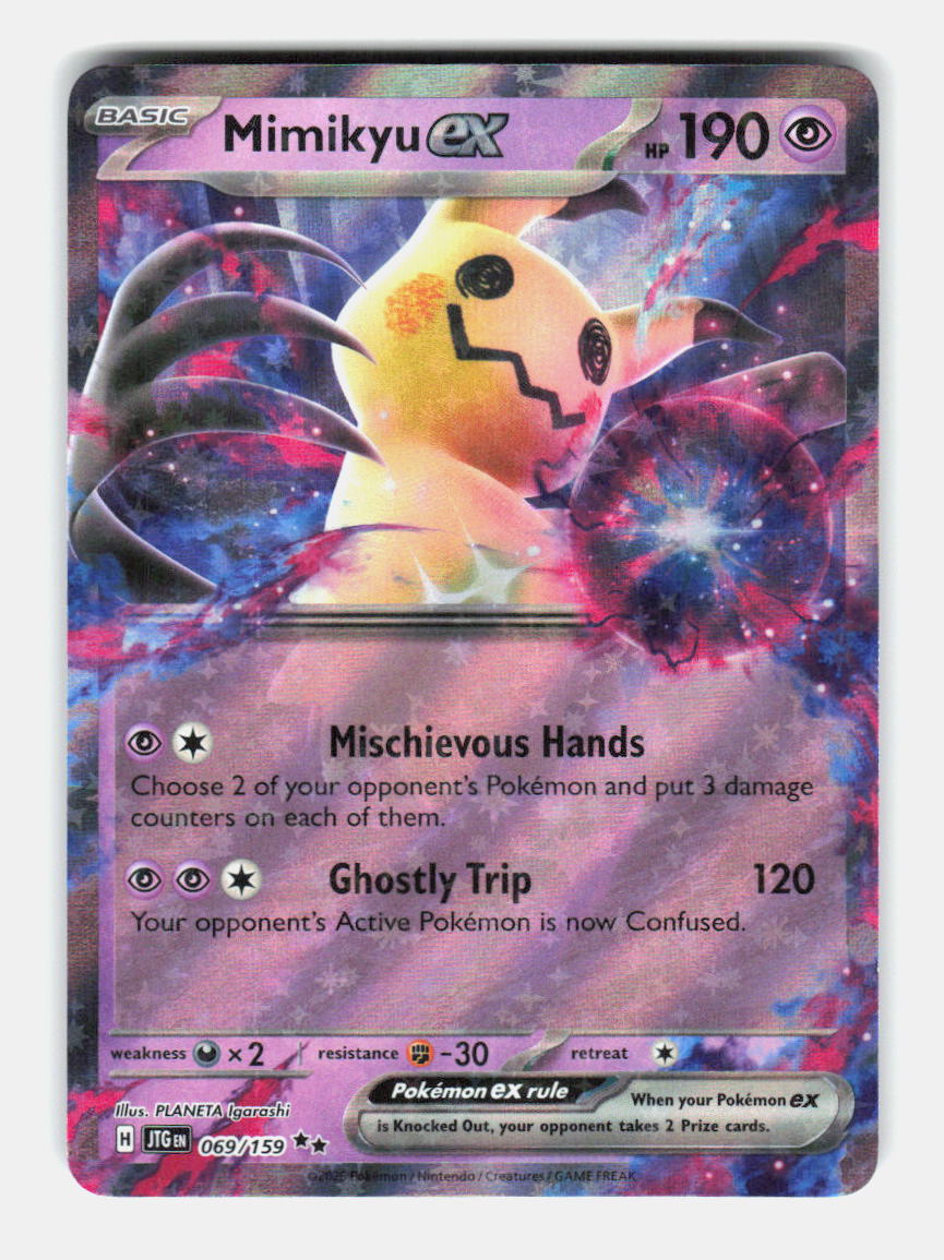 Mimikyu ex 069/159 Double Rare Journey Together Pokemon Holo Near Mint