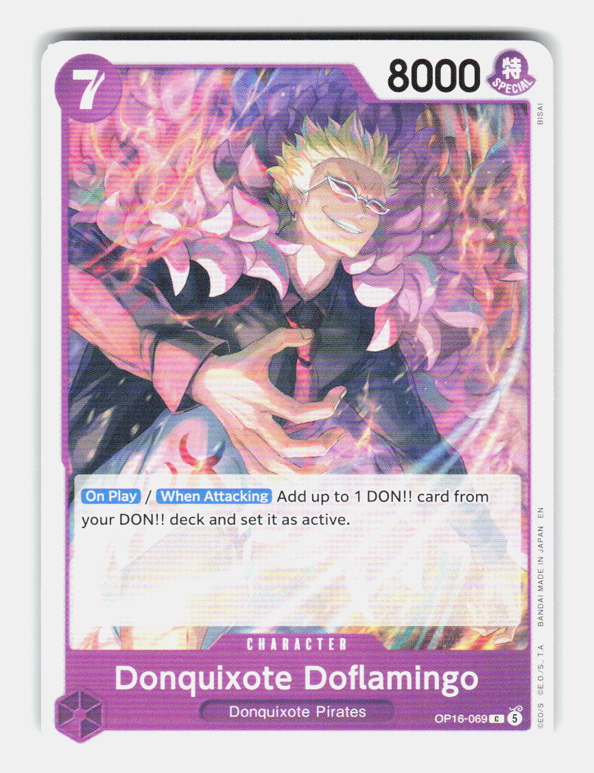 Donquixote Doflamingo (069) OP16-069 Common The Time of Battle One Piece NM