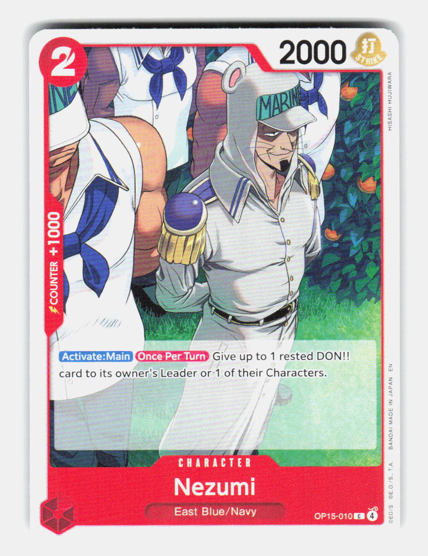 Nezumi OP15-010 Common Adventure on Kami's Island One Piece Near Mint