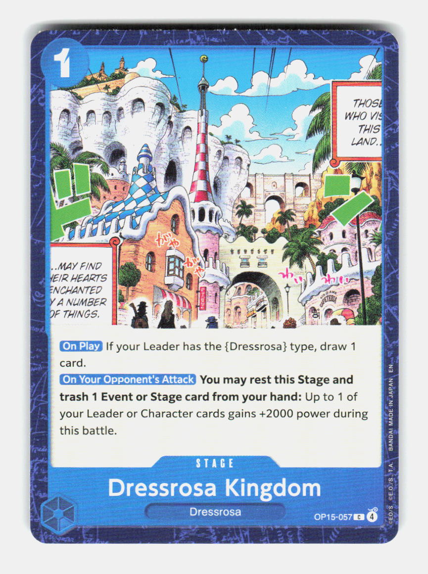 Dressrosa Kingdom OP15-057 One Piece NM