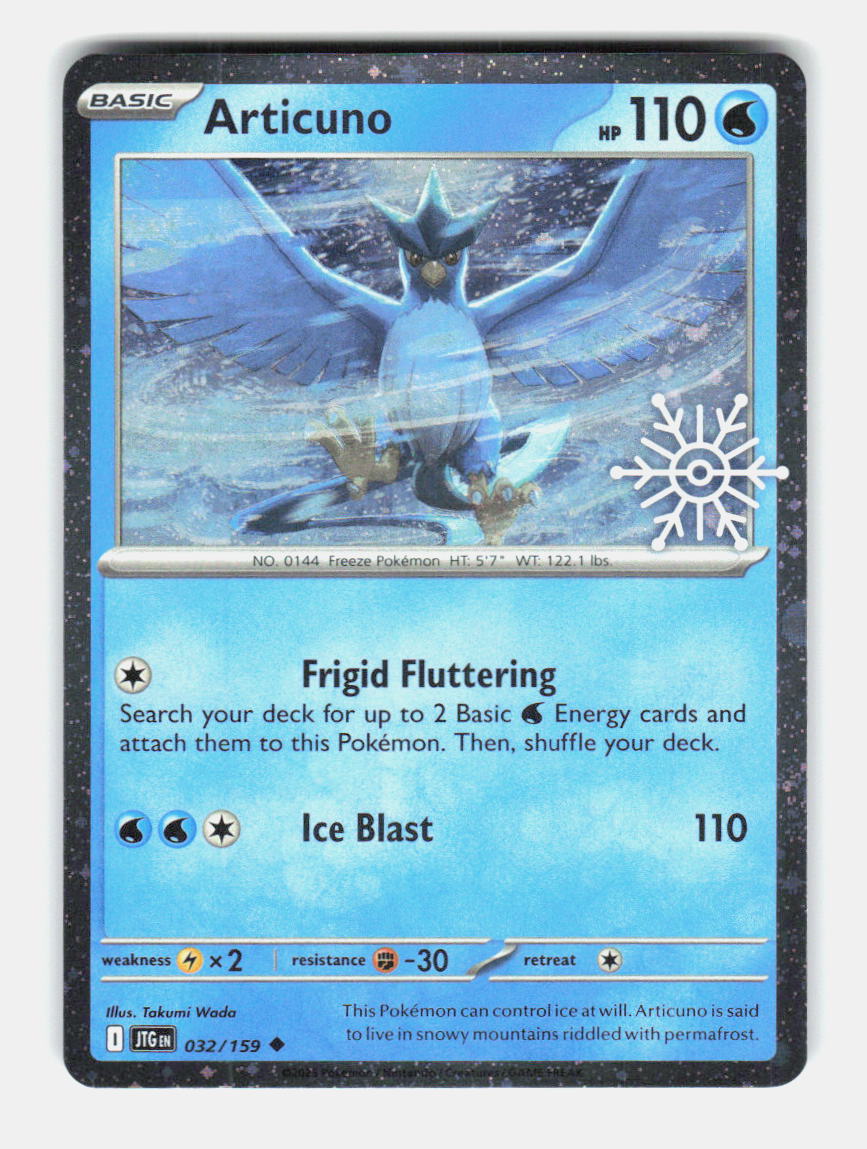 Articuno (Holiday Calendar) 032/159 Holo Miscellaneous Cards & Products Pokemon 