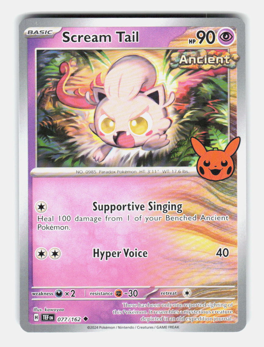 Scream Tail 077/162 Uncommon Temporal Forces Pokemon Near Mint