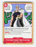 It's My Student's Farewell. I Want It to Be Proper. EB04-009 One Piece NM
