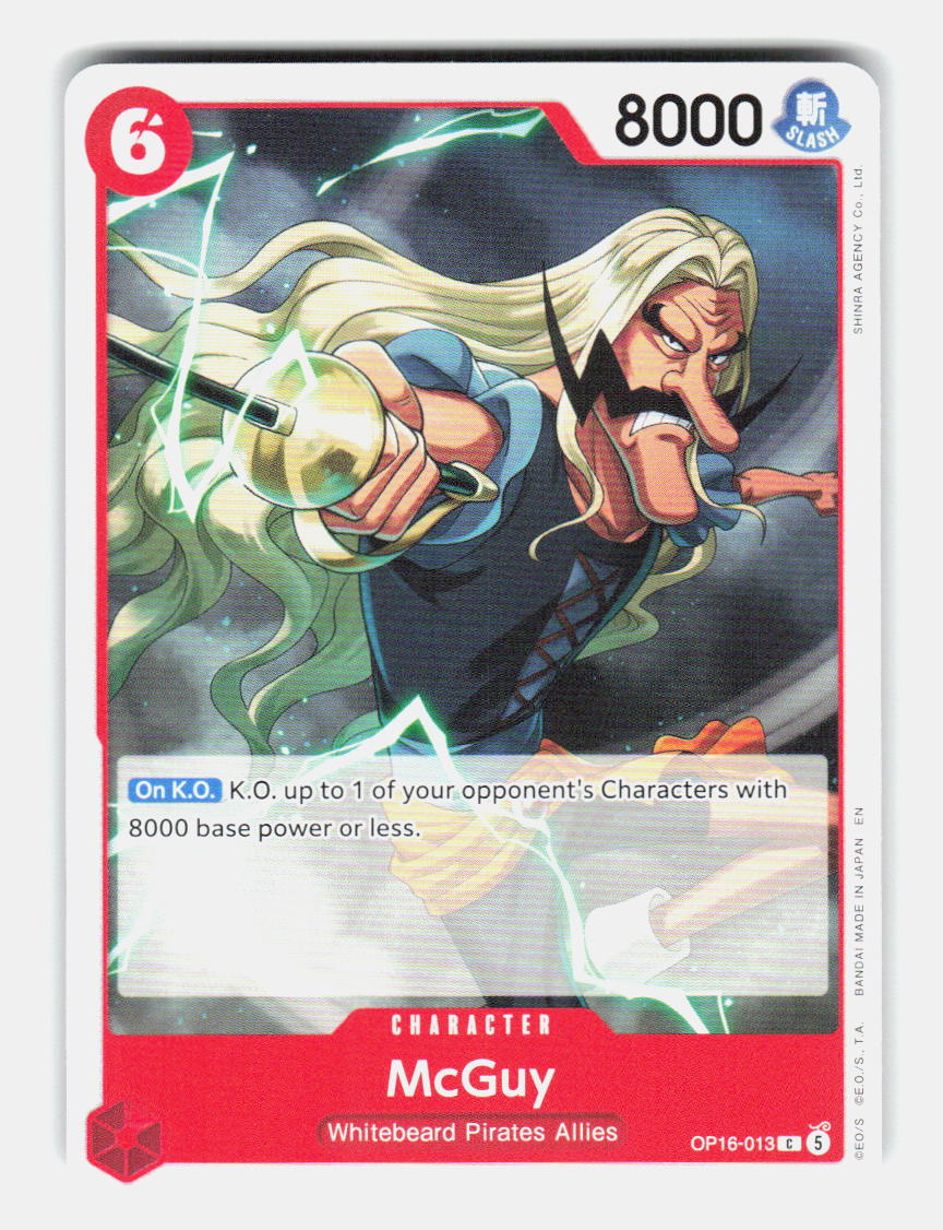 McGuy OP16-013 Common The Time of Battle One Piece Near Mint