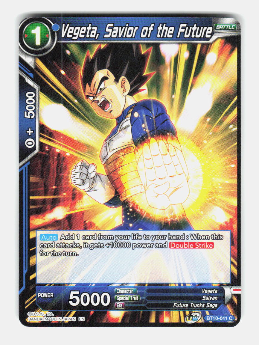 Vegeta, Savior of the Future BT10-041 Rise of the Unison Warrior NM