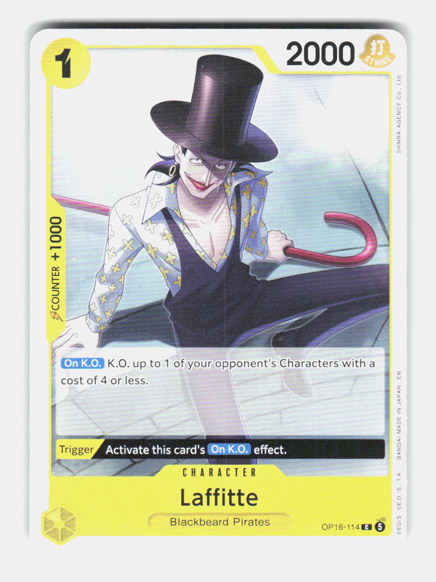 Laffitte OP16-114 Common The Time of Battle One Piece Near Mint