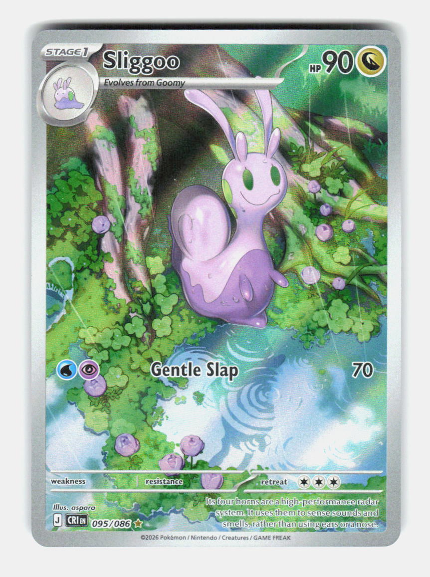 Sliggoo 095/086 Holo Illustration Rare Chaos Rising Pokemon Near Mint