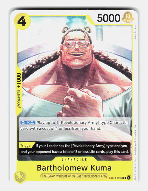 Bartholomew Kuma EB04-055 Common Adventure on Kami's Island One Piece Near Mint