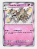 Houndstone 168/091 Shiny Rare Paldean Fates Pokemon Holo Near Mint