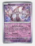 Mewtwo 150/165 Rare 151 Pokemon Reverse Holo Near Mint