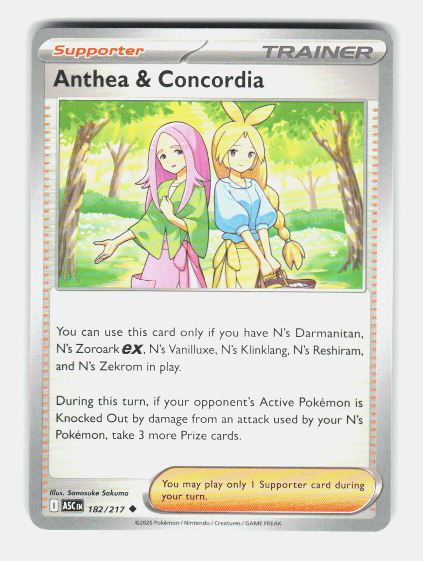 Anthea & Concordia 182/217 Uncommon Ascended Heroes Pokemon Near Mint