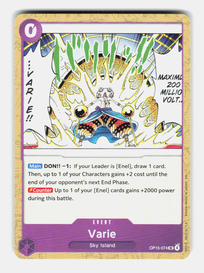 Varie OP15-074 Adventure on Kami's Island Release Event Cards One Piece NM