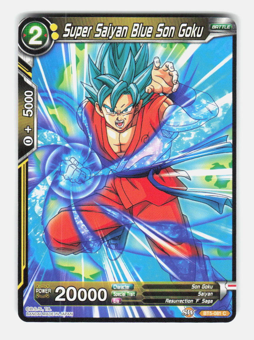 Super Saiyan Blue Son Goku BT5-081 Miraculous Revival Dragon Ball Super NM