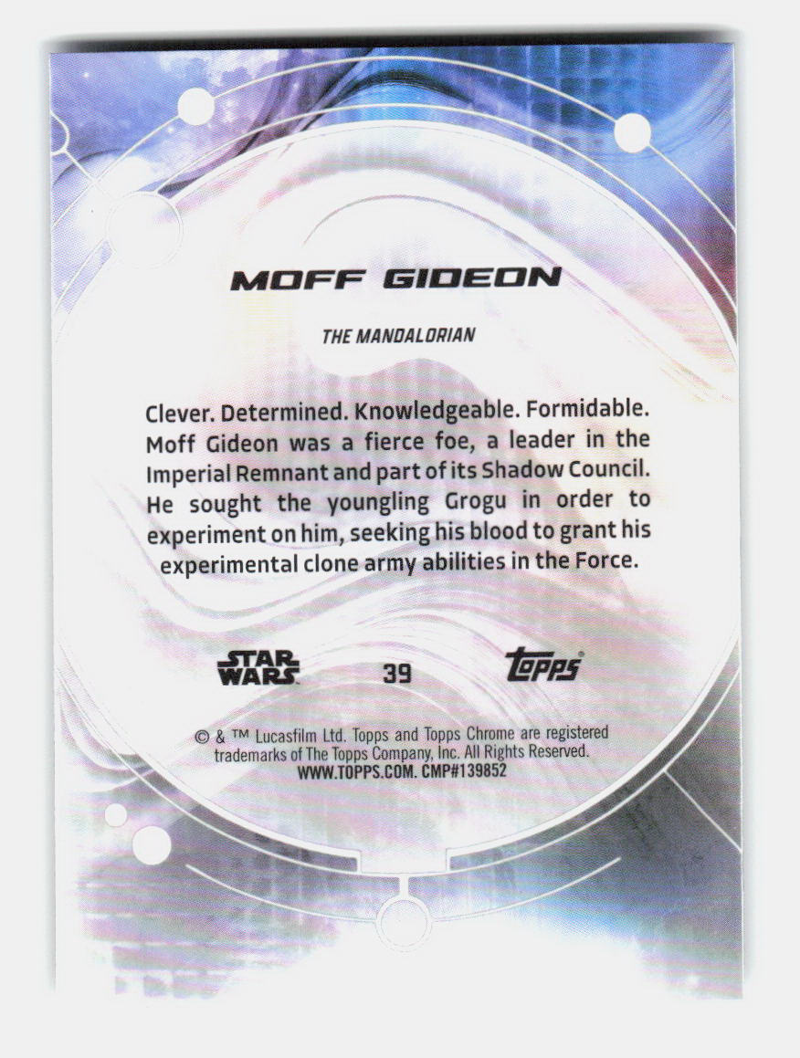 Moff Gideon (39) 2026 Topps Chrome Star Wars