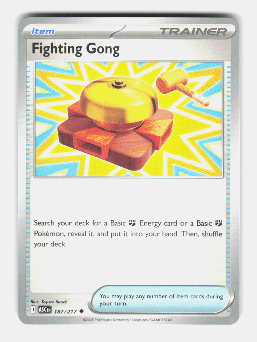 Fighting Gong 187/217 Uncommon Ascended Heroes Pokemon Near Mint