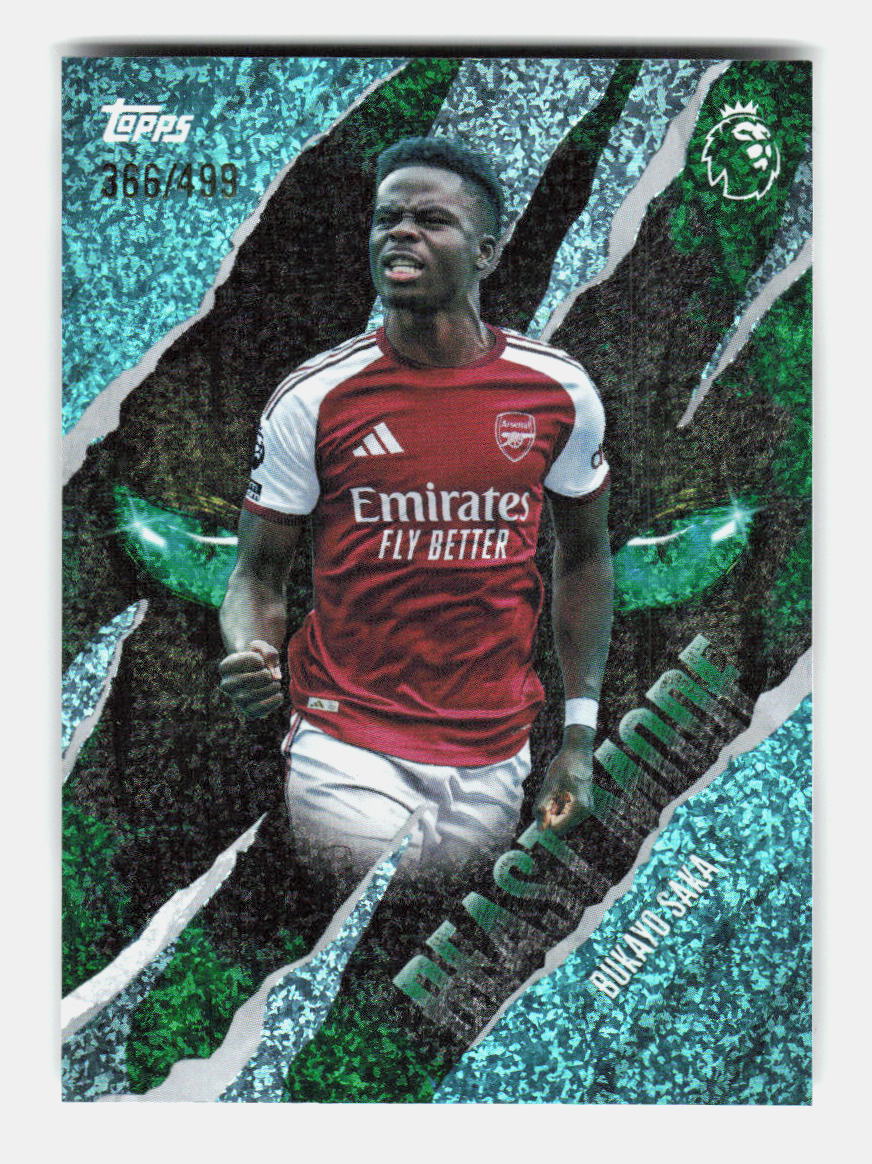 BUKAYO SAKA - BEAST MODE #366/499 2026 TOPPS CHROME FLAGSHIP EDITION 2026/27
