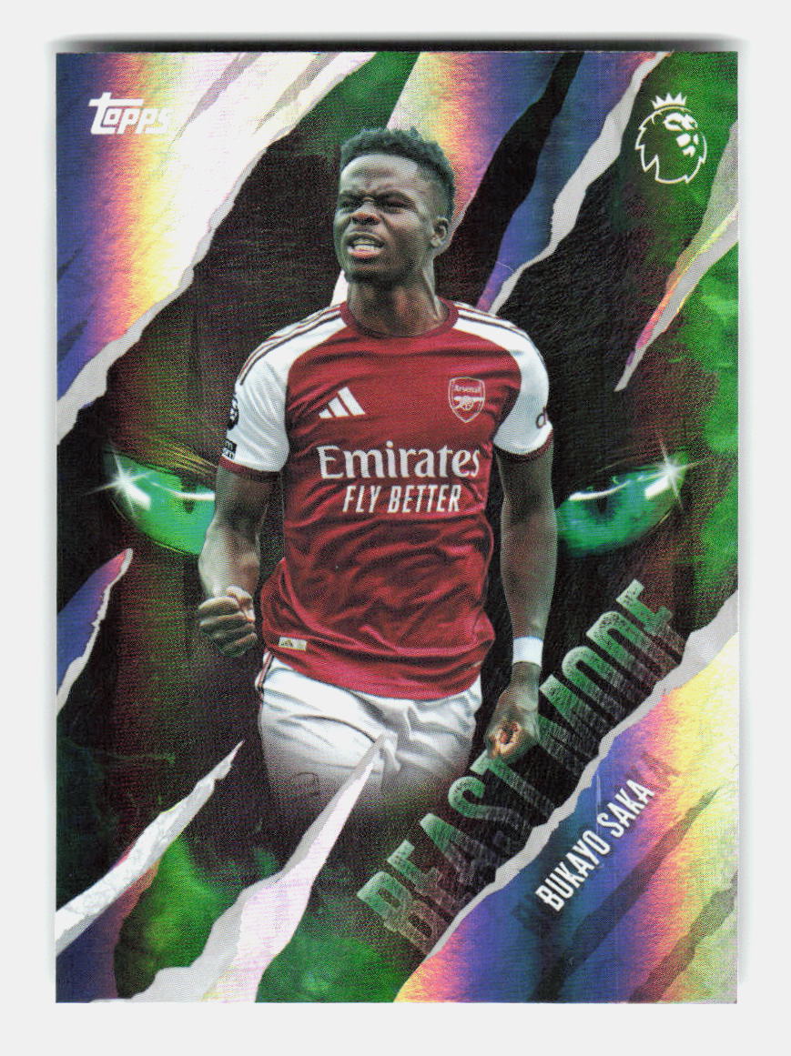 Bukayo Saka "Beast Mode" (Card #BM2) - 2026 TOPPS CHROME FLAGSHIP EDITION