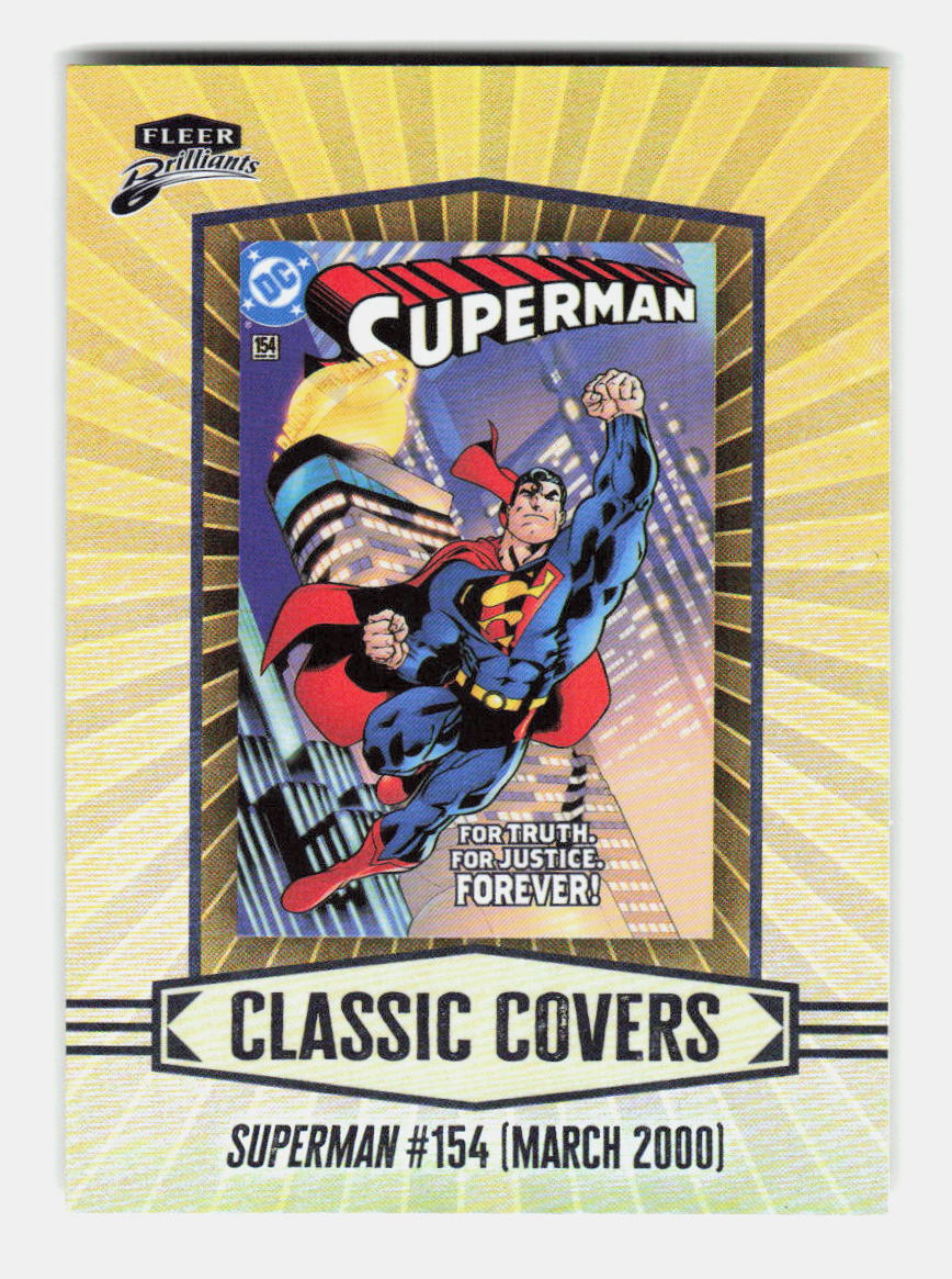 2025 Fleer Brilliants Superman Classic Covers #CC13 Superman #154