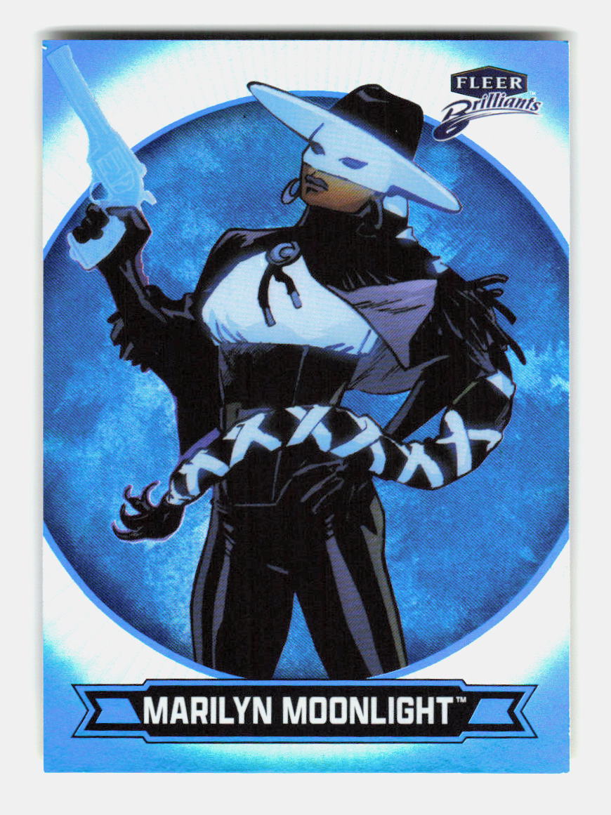 2025 Fleer Brilliants Superman Marilyn Moonlight #26 Blue