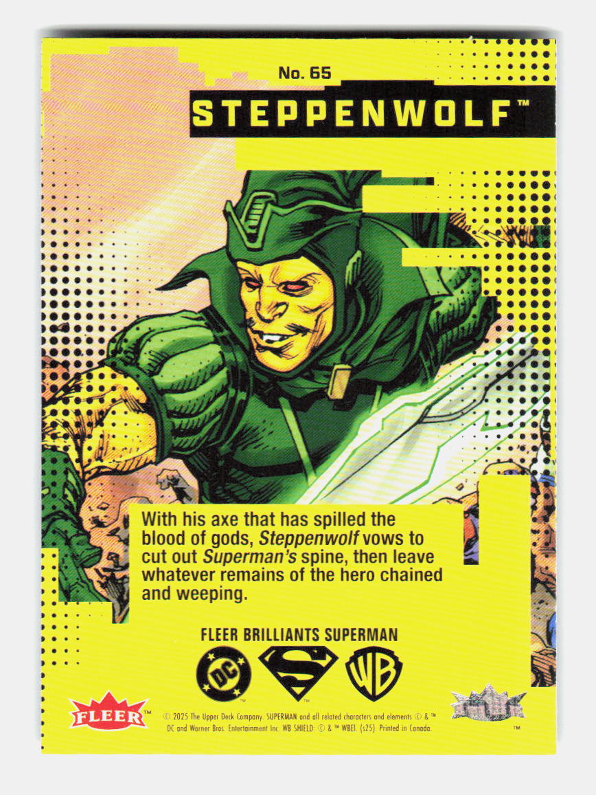 2025 Fleer Brilliants Superman #65 Steppenwolf