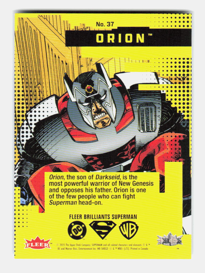 2025 Fleer Brilliants Superman Orion #37