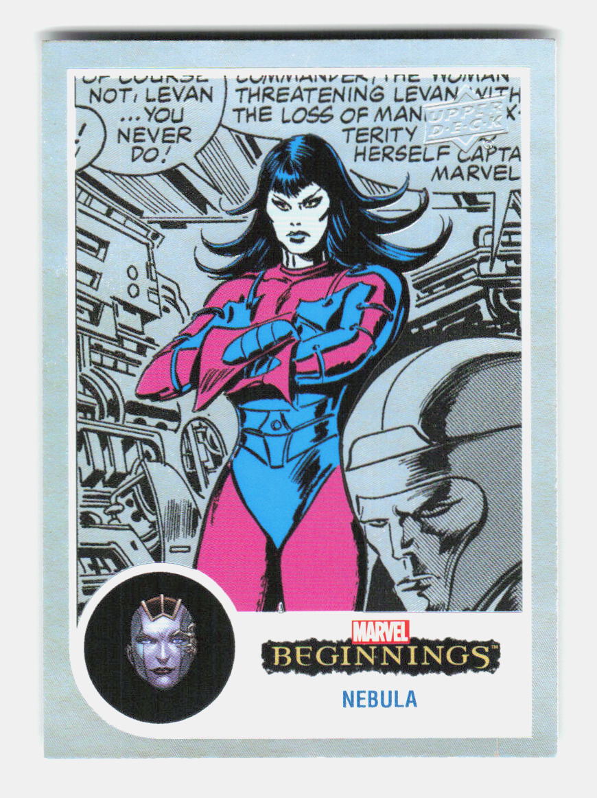 2022 Upper Deck Marvel Beginnings FLIPPED NEBULA #FFX57