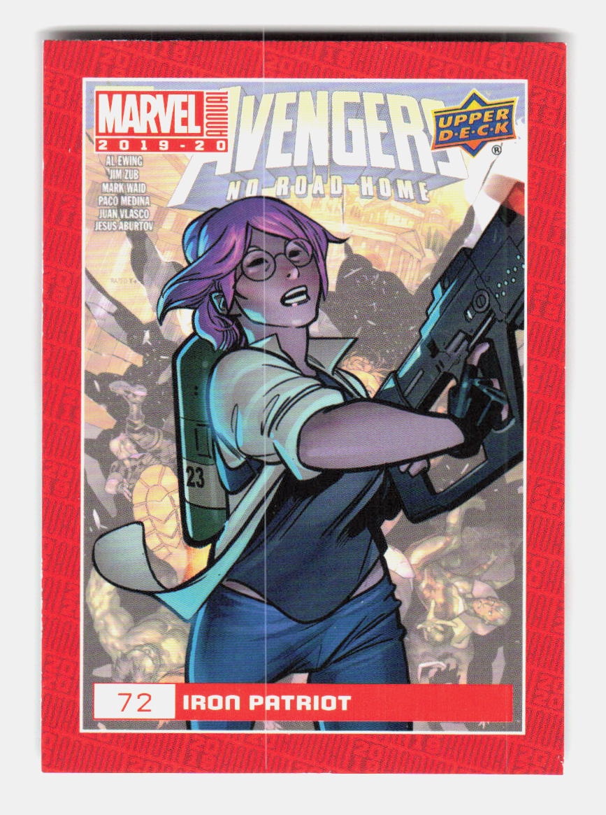 IRON PATRIOT / Marvel Annual 2019-20 BASE Trading Card #72