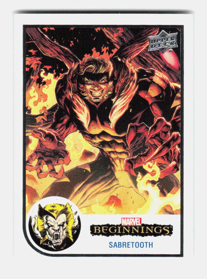2022 Upper Deck Marvel Beginnings Vol. 2 Series 1 #79 SABRETOOTH
