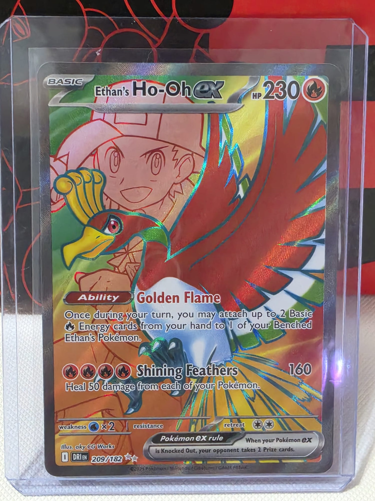 Ethan's Ho-Oh ex - 209/182 - SV10: Destined Rivals (DRI)