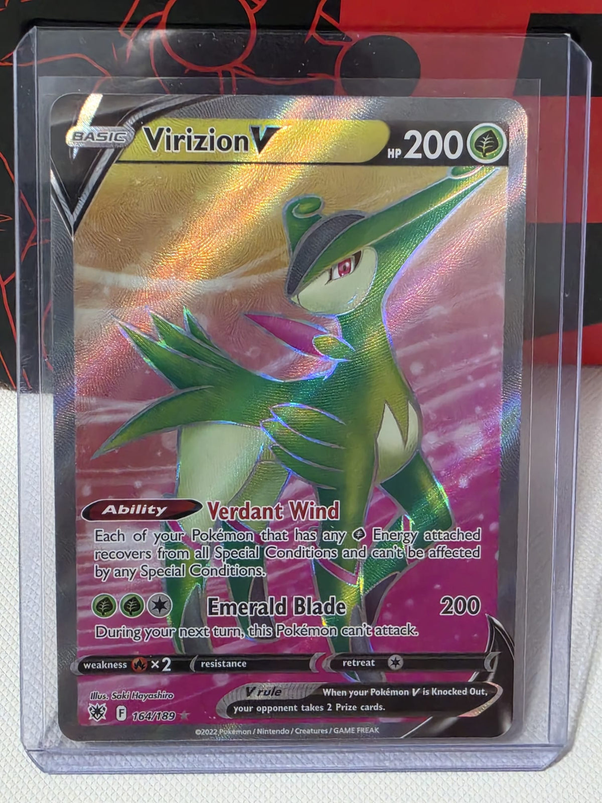Virizion V (Full Art) - SWSH10: Astral Radiance (SWSH10)