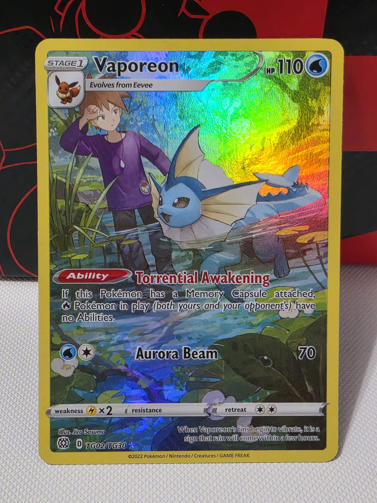 Vaporeon - SWSH09: Brilliant Stars Trainer Gallery (SWSH09:TG)