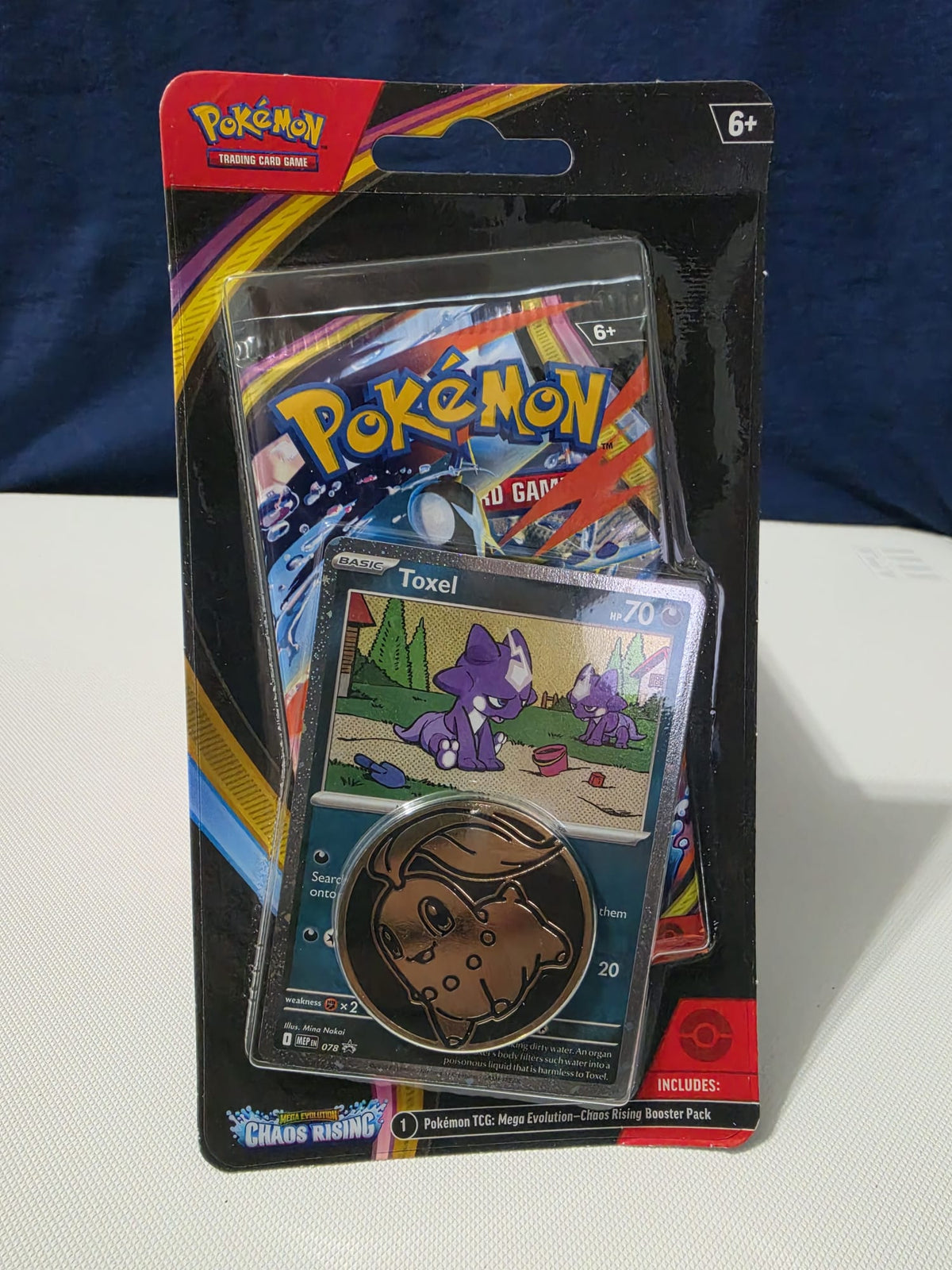 Single Pack Blister: Toxel Pokemon Chaos Rising