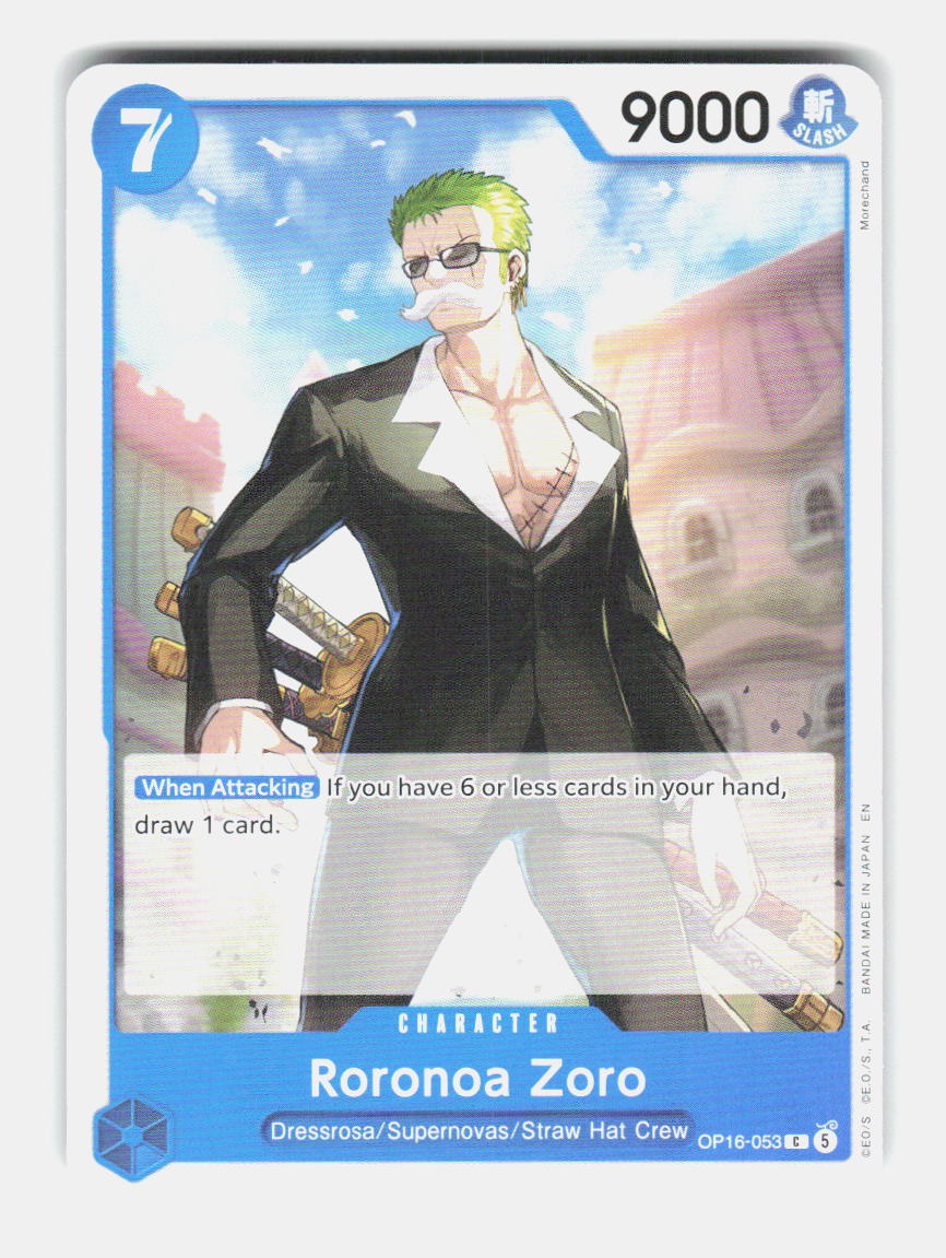 Roronoa Zoro (053) OP16-053 Common The Time of Battle One Piece Near Mint