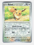Eevee 133/165 Common 151 Pokemon Reverse Holo Near Mint