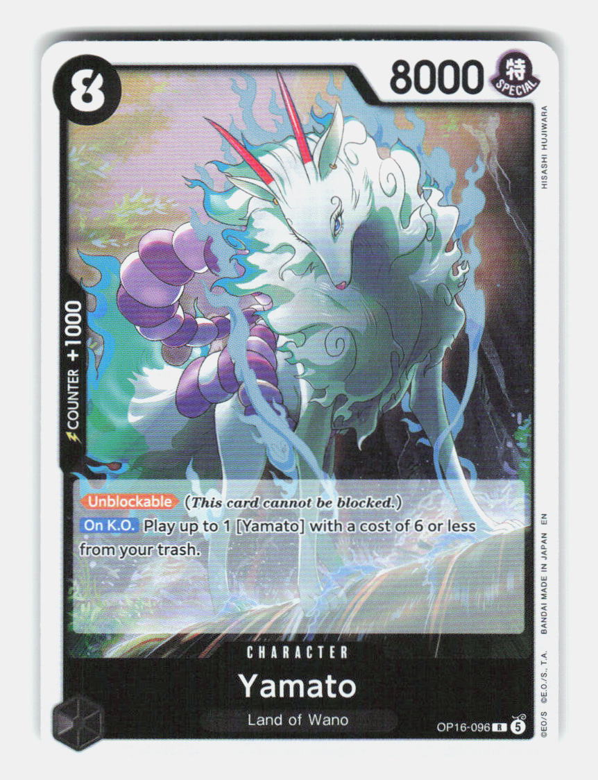 Yamato (096) OP16-096 Rare The Time of Battle One Piece Foil Near Mint