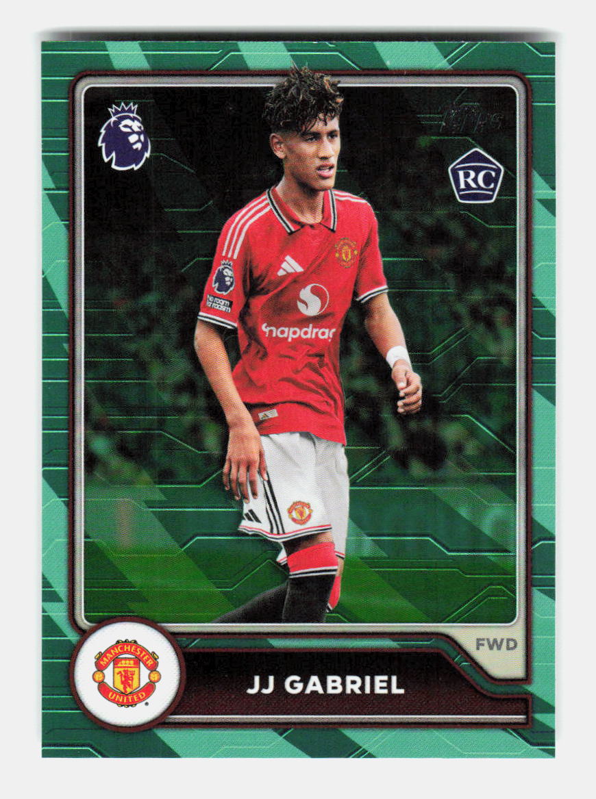 JJ Gabriel - GREEN PARALLEL (198) 2026/27 TOPPS CHROME FLAGSHIP PREMIER LEAGUE