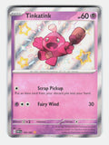Tinkatink 165/091 Shiny Rare Paldean Fates Pokemon Holo Near Mint
