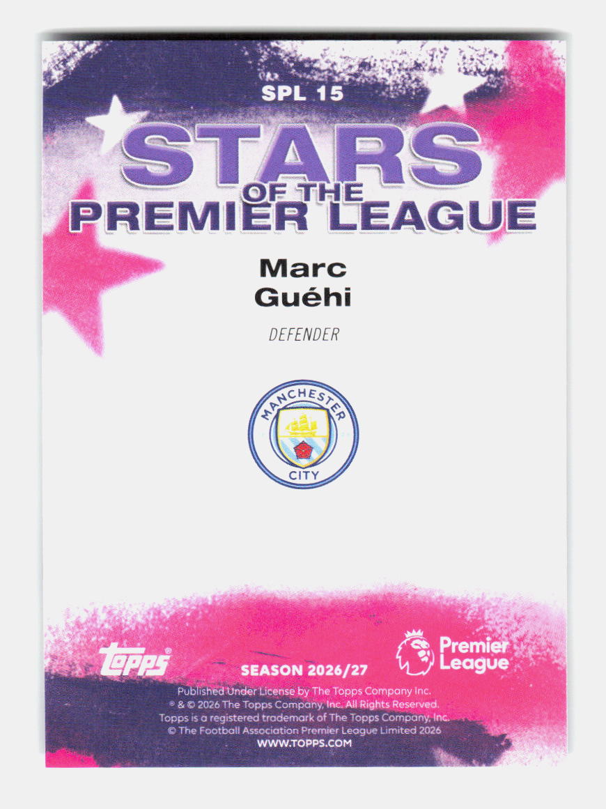 Marc Guéhi - (SPL 6) 2026/27 TOPPS CHROME FLAGSHIP PREMIER LEAGUE