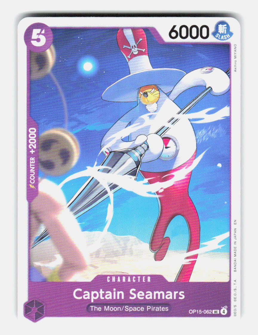 Captain Seamars OP15-062 Uncommon Adventure on Kami's Island One Piece Near Mint