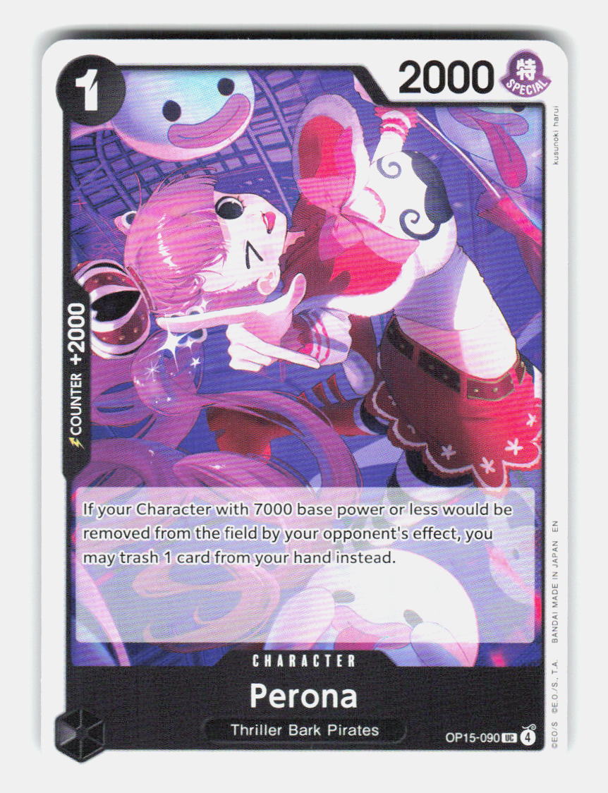 Perona OP15-090 Uncommon Adventure on Kami's Island One Piece Near Mint