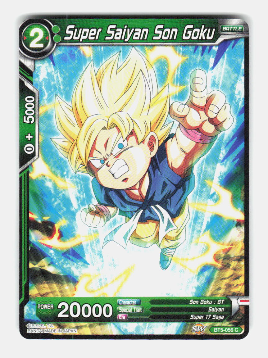 Super Saiyan Son Goku (Green) BT5-056 Miraculous Revival Dragon Ball Super NM