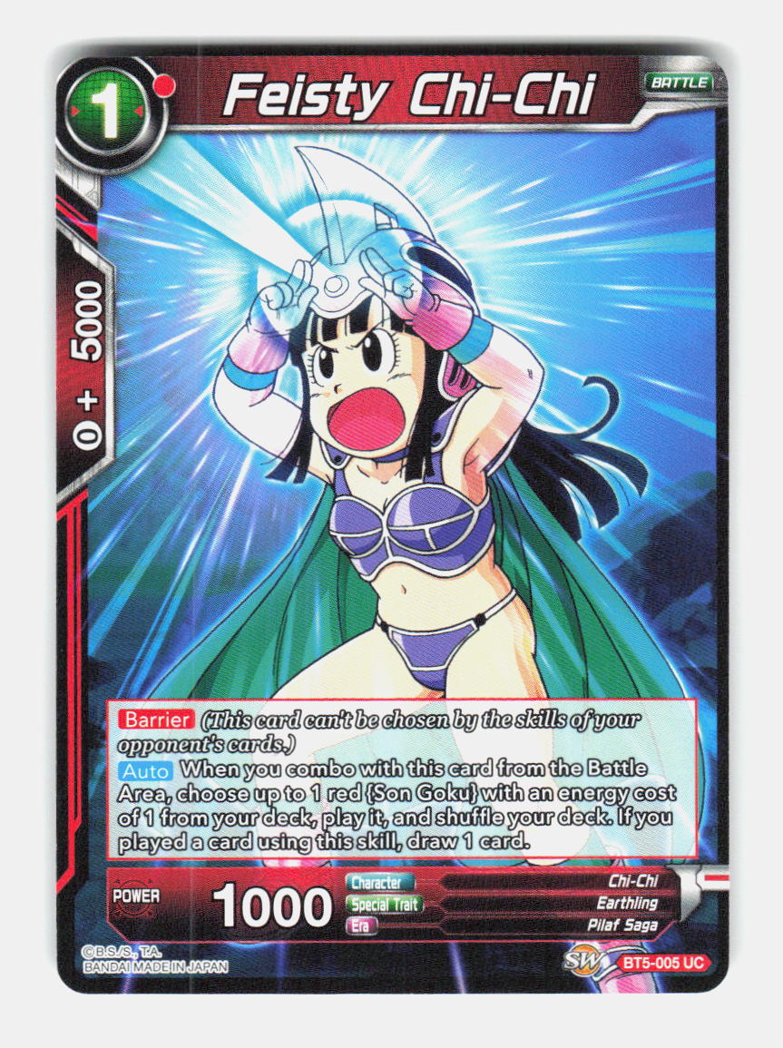 Feisty Chi-Chi BT5-005 Uncommon Miraculous Revival Dragon Ball Super Near Mint