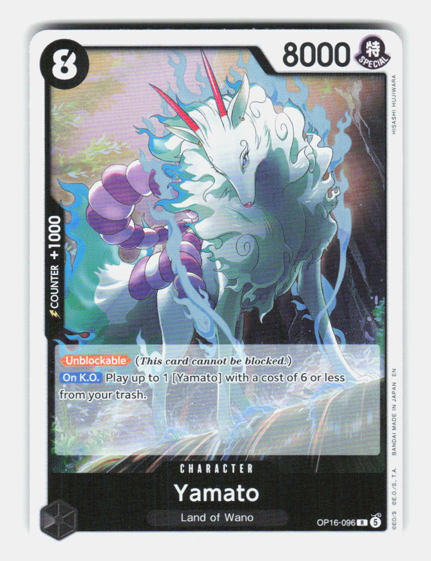 Yamato (096) OP16-096 Rare The Time of Battle One Piece Foil Near Mint